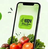 Preview of the KR24 app on a phone
